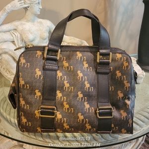 L.A.M.B. BY GWEN STEFANI Colville Satchel in Multi Luxury Designer Handbag #537